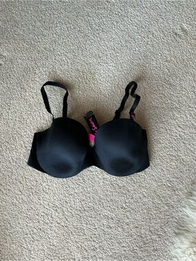 La SENZA Strapless lightly lined pigeonnant black bra